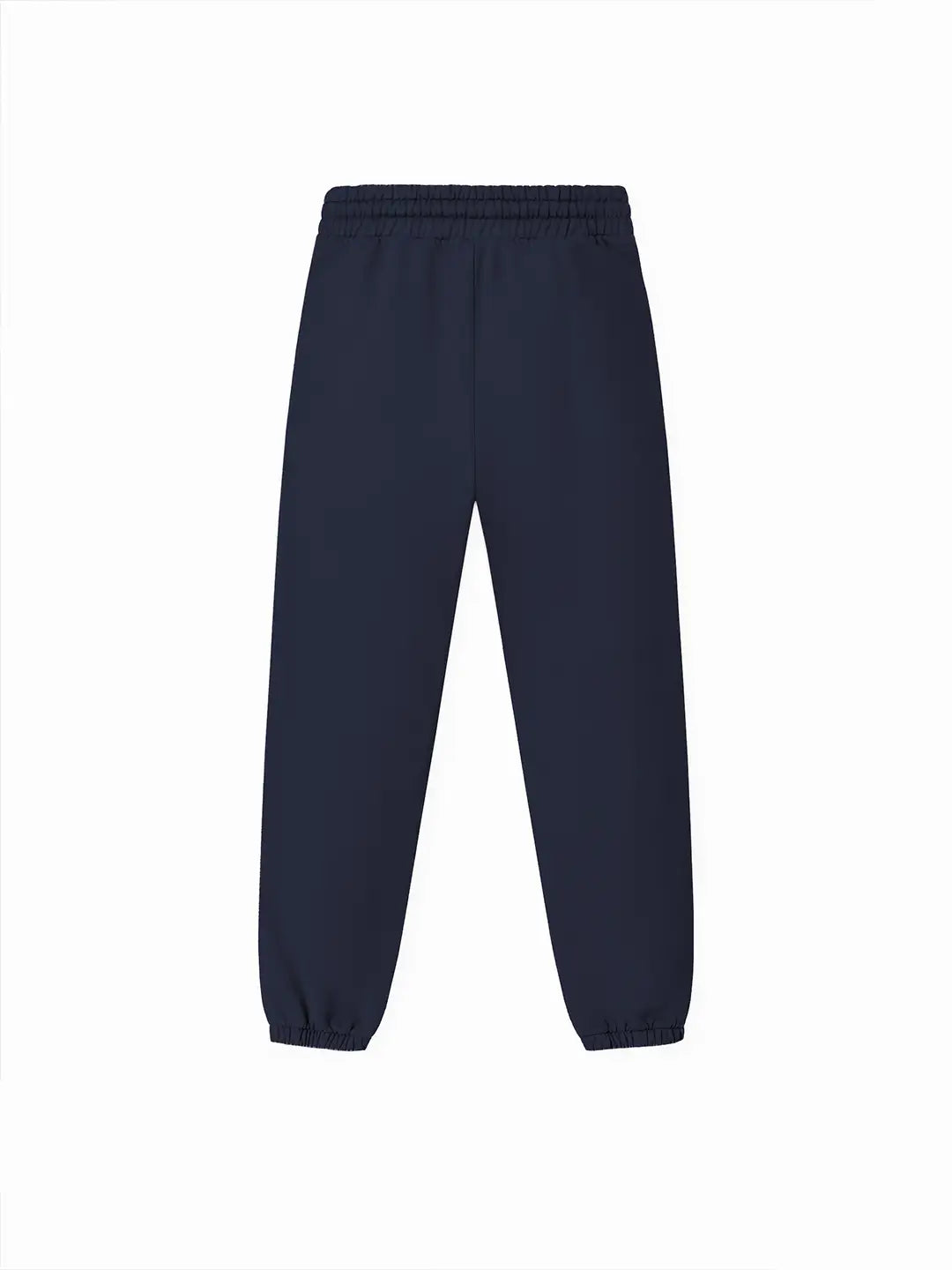 Jogger WE ARE azul marino oversized, vista posterior