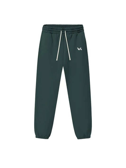 Jogger WE ARE verde oversized, vista frontal